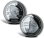 2000 Leif Ericson Commemorative Silver Dollars