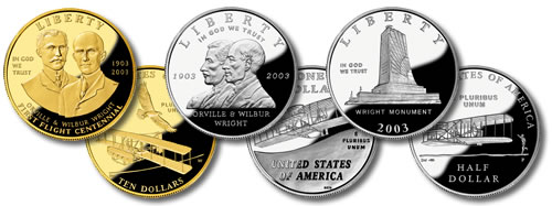 2003 First Flight Centennial Commemorative Coins