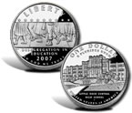 2007 Little Rock Central High School Desegregation Silver Dollar