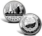 2010 American Veterans Disabled for Life Silver Dollar