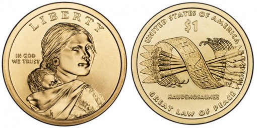 2010 Native American $1 Coins (US Mint images)