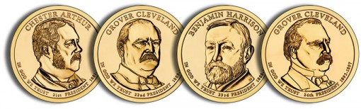 2012 Presidential $1 Coins