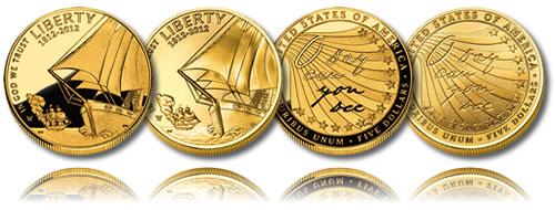 2012 Star-Spangled Banner $5 Coin Proof and Uncirculated