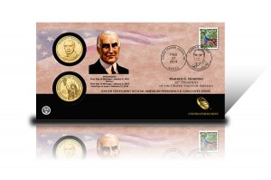 2014 Warren G. Harding $1 Coin Cover