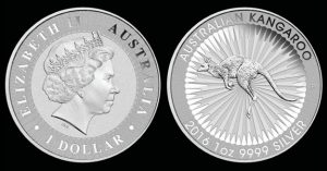 2016 Australian Kangaroo Silver Bullion Coin