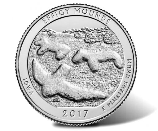 2017 Effigy Mounds National Monument Quarter