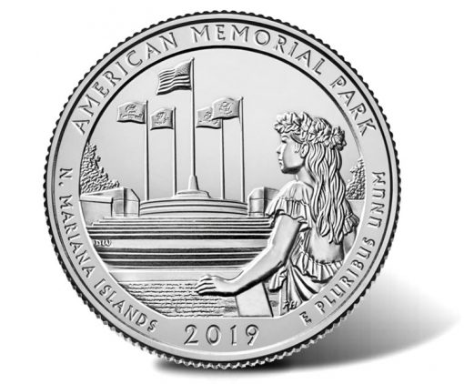 2019 American Memorial Park Quarter - Reverse