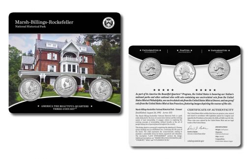 2020 Marsh-Billings-Rockefeller National Historical Park Quarter Three-Coin Set
