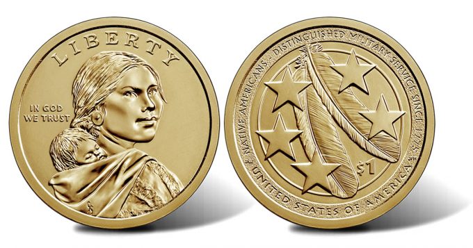 2021 Native American $1 Coin obverse and reverse