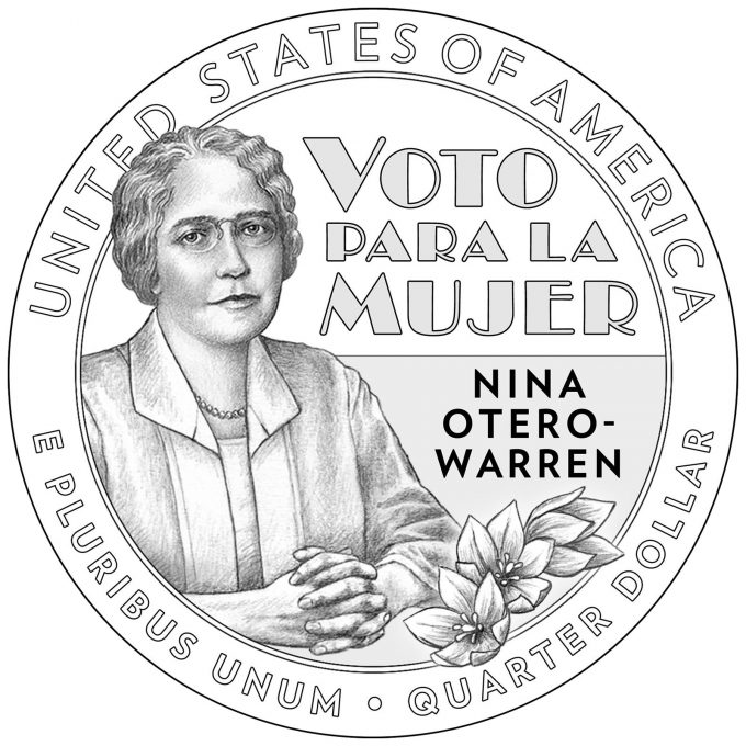 2022 American Women Quarter for Nina Otero-Warren