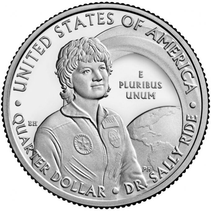 2022-S Proof Dr. Sally Ride quarter