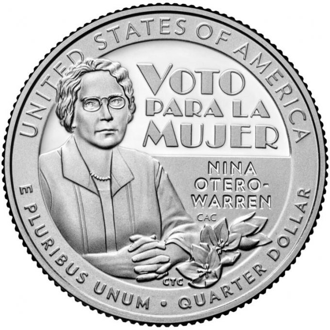 2022-S Proof Nina Otero-Warren quarter