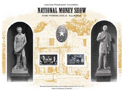 American Numismatic Association National Money Show Intaglio Print Card