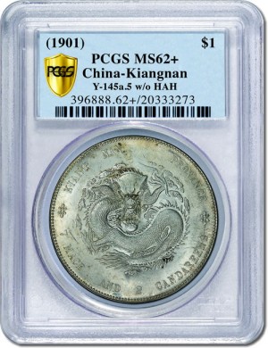 China Kiangnan $1 circa 1901 PCGS Secure Plus MS62+