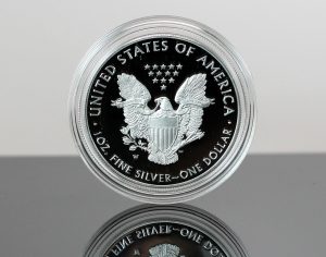 Classic 2021-W Proof American Silver Eagle (reverse)