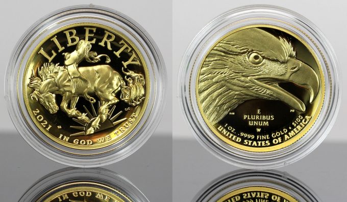 CoinNews Photo 2021-W $100 Proof American Liberty Gold Coin