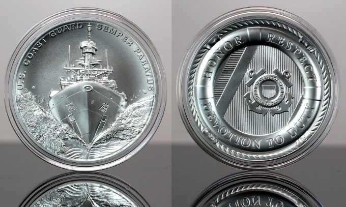 CoinNews photo U.S. Coast Guard Silver Medal