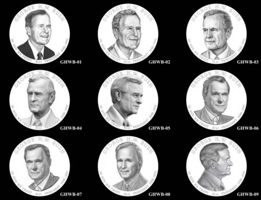Design Candidates for the 2020 George H.W. Bush Presidential $1 Coin