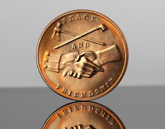 Martin Van Buren Presidential Bronze Medal - Reverse