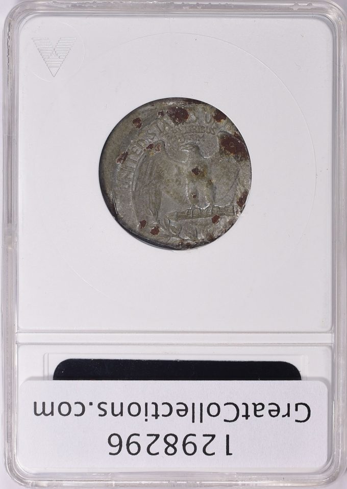 A larger image of the error coin's reverse