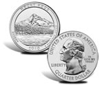 Mount Hood National Forest Silver Uncirculated Coin
