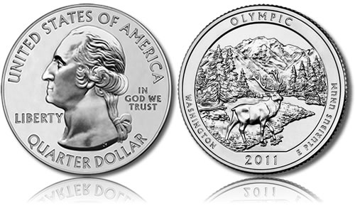 Olympic National Park Silver Bullion Coin