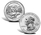 Olympic National Park Silver Uncirculated Coin
