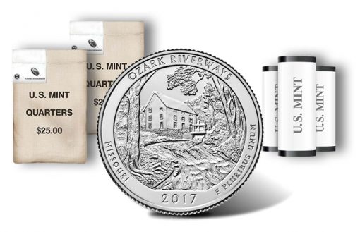 Ozark Riverways quarters, rolls and bags