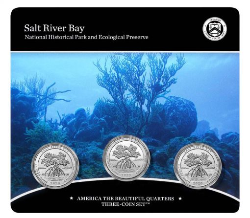 US Mint Image of Salt River Bay Quarter Three-Coin Set