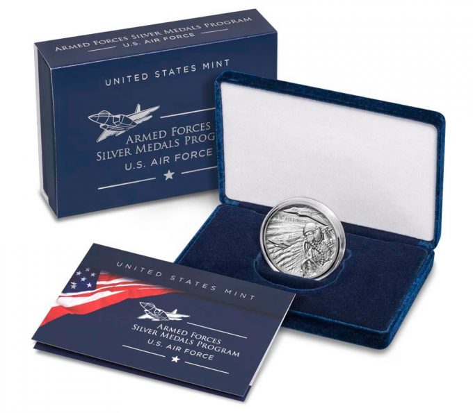 US Mint product images Air Force Silver Medal