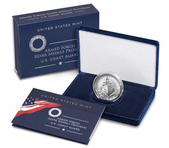 US Mint product images Coast Guard Silver Medal