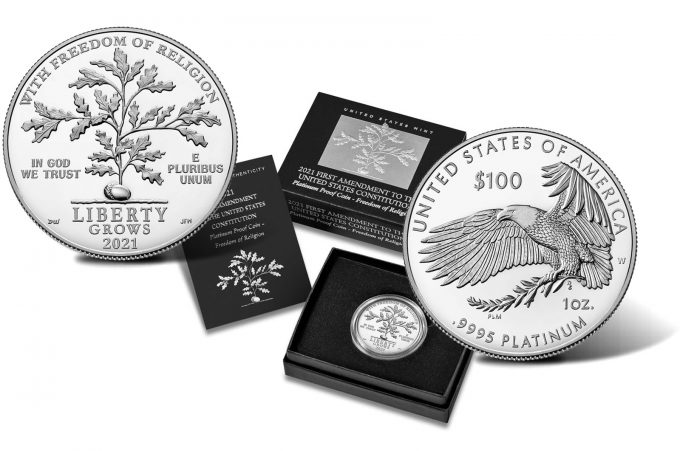 US Mint Product Images of 2021-W Proof American Platinum Eagle