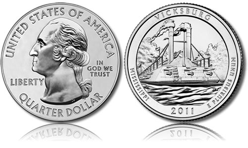 Vicksburg National Military Park Silver Bullion Coin